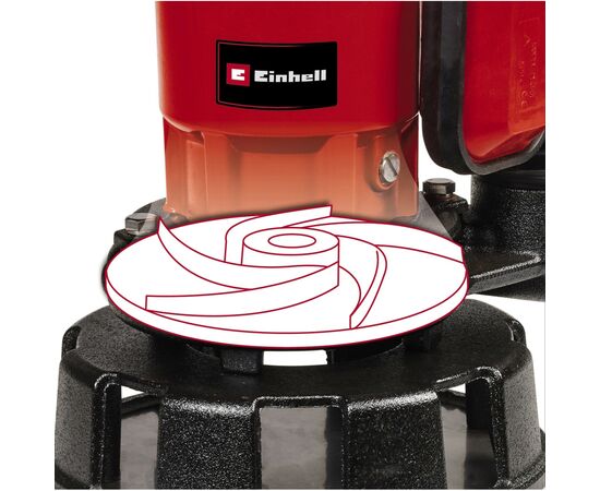 Дренажный насос Einhell GE-DP 900 Cut, 900Вт, 16000л/час (4181550), изображение 3 Дренажный насос Einhell GE-DP 900 Cut, 900Вт, 16000л/час (4181550), изображение 3