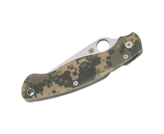 Нож Spyderco Military 2 Satin S30V Camo G10 (C36GPCMO2), изображение 3 Нож Spyderco Military 2 Satin S30V Camo G10 (C36GPCMO2), изображение 3