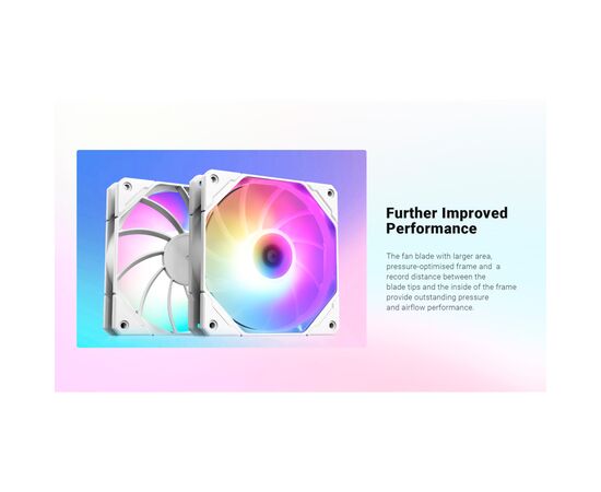 Кулер для корпуса ID-Cooling Вентилятор ID-Cooling TF-12025-Pro ARGB White (TF-12025-PRO-ARGB-WHITE), изображение 8 Кулер для корпуса ID-Cooling Вентилятор ID-Cooling TF-12025-Pro ARGB White (TF-12025-PRO-ARGB-WHITE), изображение 8