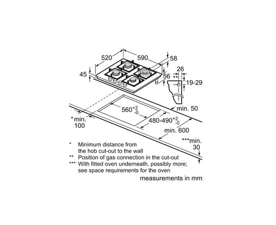 Варочная поверхность Bosch PNP6B2O92R, изображение 7 Варочная поверхность Bosch PNP6B2O92R, изображение 7