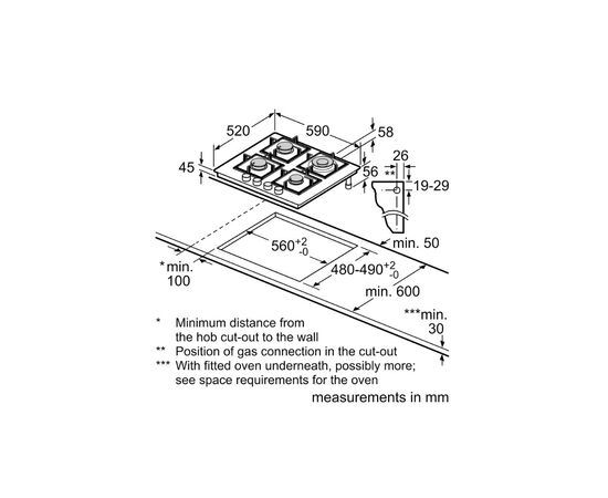 Варочная поверхность Bosch PNP6B6O92R, изображение 7
