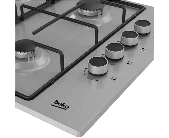 Варочна поверхня Beko HIGG 64123 SX (HIGG64123SX), зображення 5 Варочна поверхня Beko HIGG 64123 SX (HIGG64123SX), зображення 5