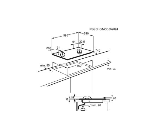 Варочная поверхность Electrolux KGS6436RK, изображение 6