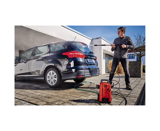 Мойка высокого давления Einhell TC-HP 130, 1500Вт, 130бар, 390л/год, шланг 5м, 5.1кг (4140750), изображение 7 Мойка высокого давления Einhell TC-HP 130, 1500Вт, 130бар, 390л/год, шланг 5м, 5.1кг (4140750), изображение 7