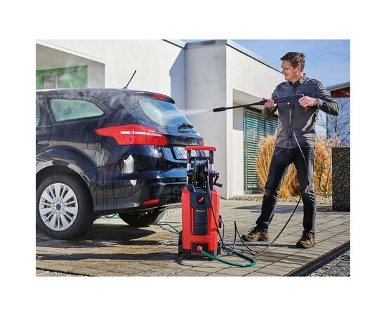 Мойка высокого давления Einhell TE-HP 140, 1900Вт, 140бар, 420л/год, шланг 5м, 11.5кг (4140760), изображение 9 Мойка высокого давления Einhell TE-HP 140, 1900Вт, 140бар, 420л/год, шланг 5м, 11.5кг (4140760), изображение 9