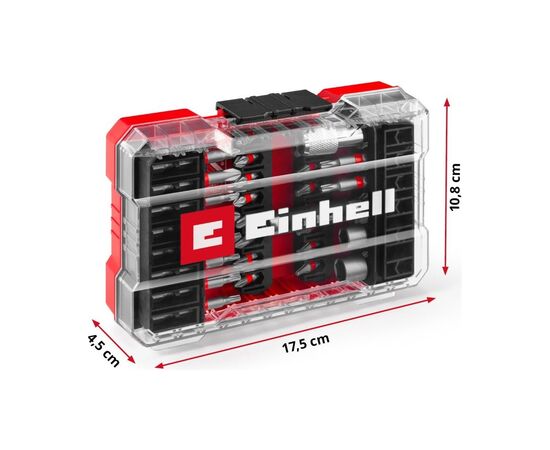 Набор бит Einhell 42шт, HEX, PH, PZ, Torx, 50мм, кейс (118953), изображение 3 Набор бит Einhell 42шт, HEX, PH, PZ, Torx, 50мм, кейс (118953), изображение 3