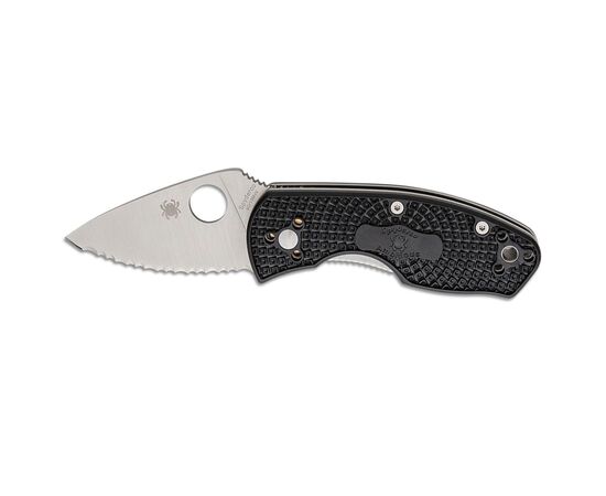 Нож Spyderco Ambitious Serrated Black (C148SBK)
