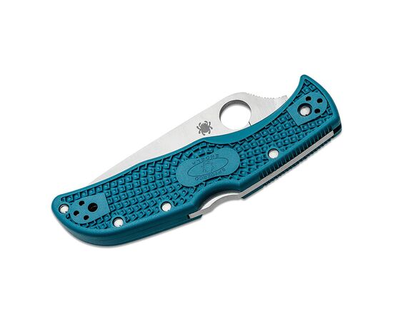 Нож Spyderco Endela K390 Serrated Blue (C243FSK390), изображение 3 Нож Spyderco Endela K390 Serrated Blue (C243FSK390), изображение 3