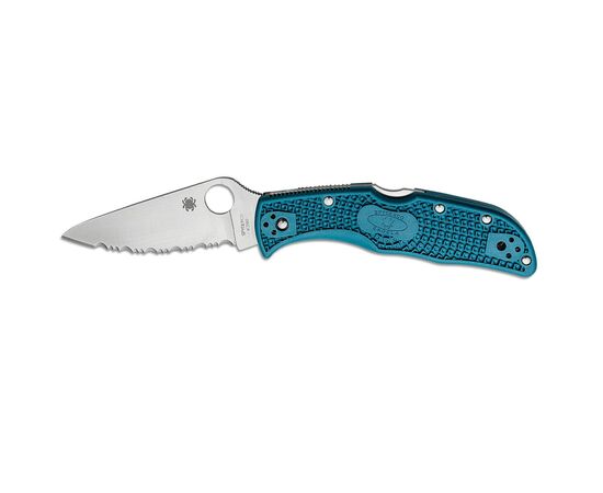 Нож Spyderco Endela K390 Serrated Blue (C243FSK390)