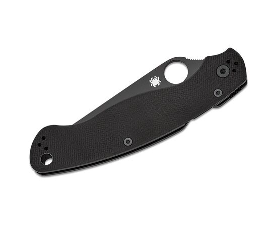 Нож Spyderco Military 2 DLC S30V Black G10 (C36GPBK2), изображение 3 Нож Spyderco Military 2 DLC S30V Black G10 (C36GPBK2), изображение 3