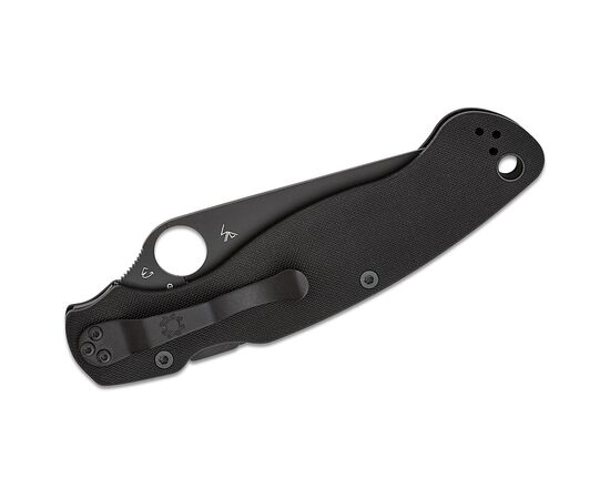 Нож Spyderco Military 2 DLC S30V Black G10 (C36GPBK2), изображение 4 Нож Spyderco Military 2 DLC S30V Black G10 (C36GPBK2), изображение 4