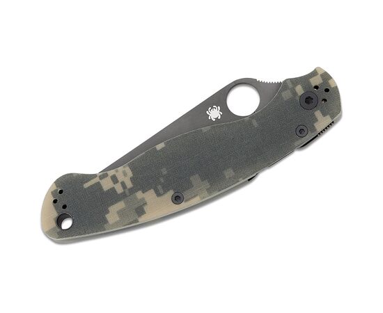 Нож Spyderco Military 2 DLC S30V Camo G10 (C36GPCMOBK2), изображение 3 Нож Spyderco Military 2 DLC S30V Camo G10 (C36GPCMOBK2), изображение 3