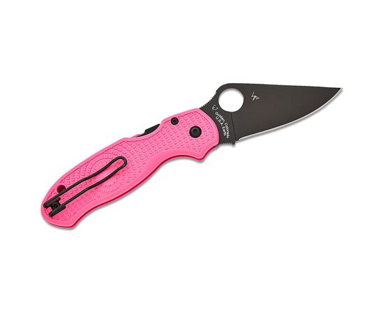 Нож Spyderco Para 3 DLC BD1N Pink FRN (C223PPNBK), изображение 2 Нож Spyderco Para 3 DLC BD1N Pink FRN (C223PPNBK), изображение 2