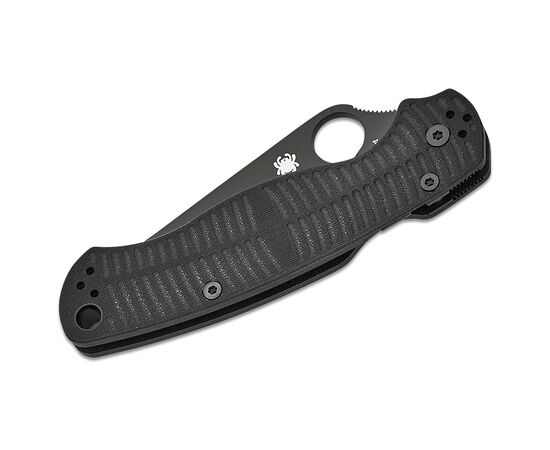Нож Spyderco Para Military 2 DLC MagnaCut Black G10 (C81GMCBKP2), изображение 3 Нож Spyderco Para Military 2 DLC MagnaCut Black G10 (C81GMCBKP2), изображение 3