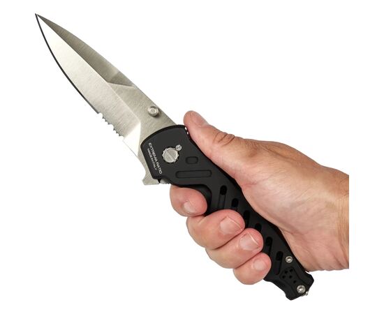 Нож Extrema Ratio Caimano Nero N.A. Satin (04.1000.0166/SAT/BLK), изображение 5 Нож Extrema Ratio Caimano Nero N.A. Satin (04.1000.0166/SAT/BLK), изображение 5