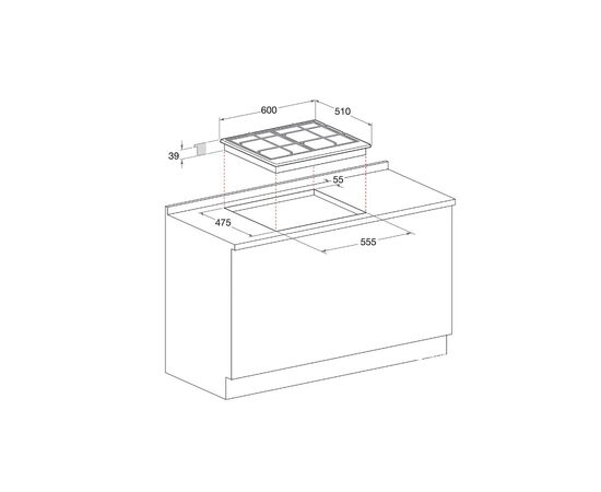 Варочная поверхность Electrolux KGM64311X, изображение 7 Варочная поверхность Electrolux KGM64311X, изображение 7