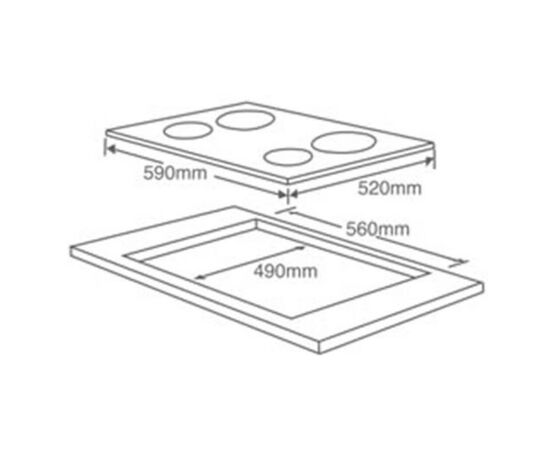 Варочная поверхность Interline HHV 365 SPT BA, изображение 6 Варочная поверхность Interline HHV 365 SPT BA, изображение 6