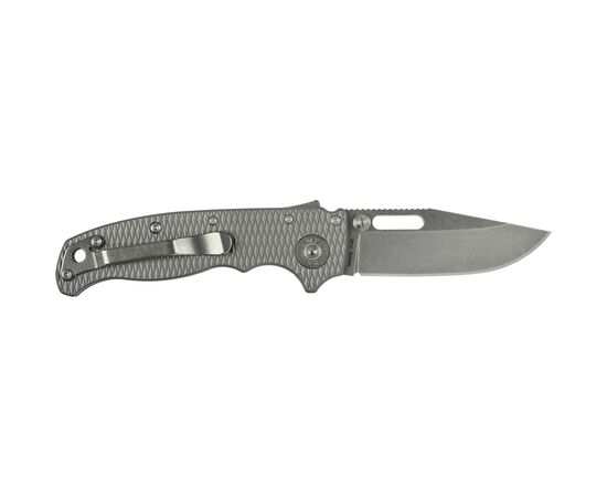 Нож Demko AD20.5 Clip Point 20CV Milled Titanium (205-20CV-TI-TEX-CP), изображение 2 Нож Demko AD20.5 Clip Point 20CV Milled Titanium (205-20CV-TI-TEX-CP), изображение 2