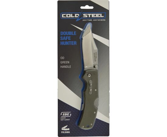 Нож Cold Steel Double Safe Hunter OD Green (блістер) (CS-23JCZ), изображение 3 Нож Cold Steel Double Safe Hunter OD Green (блістер) (CS-23JCZ), изображение 3