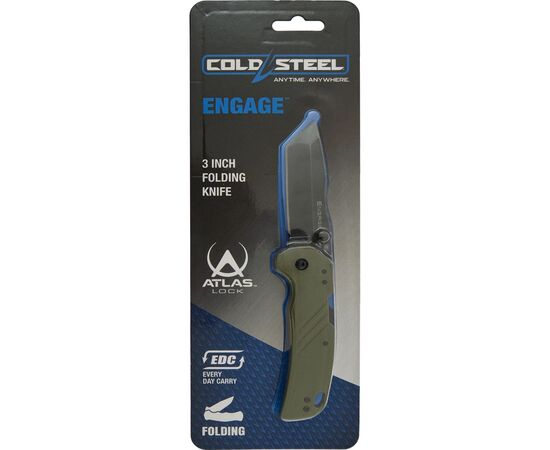 Нож Cold Steel Engage 3" Tanto Point FDE (блістер) (CS-FL-30DPLT-BFZ), изображение 4 Нож Cold Steel Engage 3" Tanto Point FDE (блістер) (CS-FL-30DPLT-BFZ), изображение 4