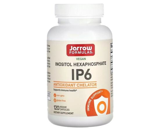 Витамин Jarrow Formulas Инозитолгексафосфат, 500 мг, Vegan IP6, 120 вегетарианских ка (JRW-20011)