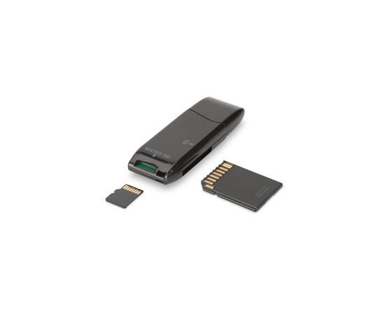 Считыватель флеш-карт Digitus USB 2.0 SD/MicroSD (DA-70310-3), изображение 4 Считыватель флеш-карт Digitus USB 2.0 SD/MicroSD (DA-70310-3), изображение 4