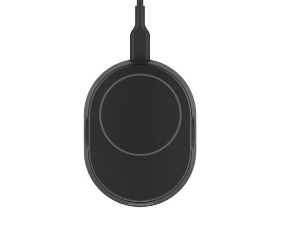 Зарядное устройство Belkin 15W Magnetic Stand Qi2 black (WIA008BTBK), изображение 5 Зарядное устройство Belkin 15W Magnetic Stand Qi2 black (WIA008BTBK), изображение 5