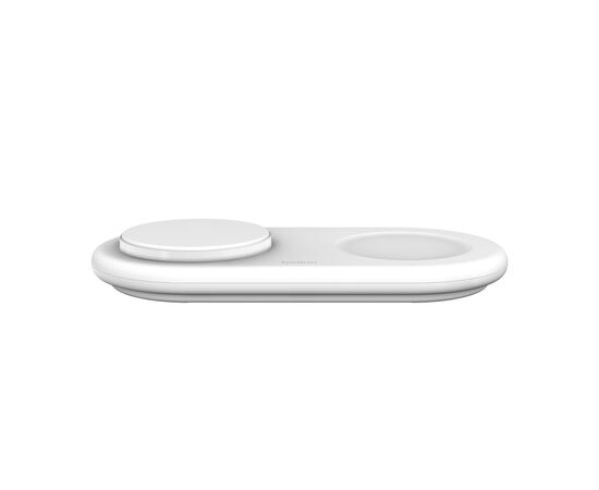 Зарядное устройство Belkin 2in1 15W Pad Qi2 white (WIZ021VFWH), изображение 6 Зарядное устройство Belkin 2in1 15W Pad Qi2 white (WIZ021VFWH), изображение 6