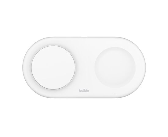 Зарядное устройство Belkin 2in1 15W Pad Qi2 white (WIZ021VFWH), изображение 7 Зарядное устройство Belkin 2in1 15W Pad Qi2 white (WIZ021VFWH), изображение 7
