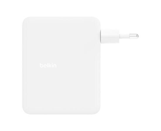 Зарядное устройство Belkin 140W 3хUSB-С GAN PD PPS USB-A White (WCH014BTWH), изображение 8 Зарядное устройство Belkin 140W 3хUSB-С GAN PD PPS USB-A White (WCH014BTWH), изображение 8