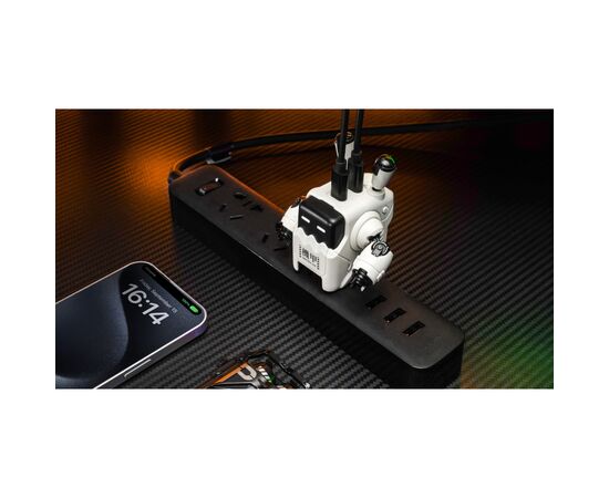 Зарядное устройство GravaStar Delta35 35Вт 2XUSB-C White (GRAVASTARA35_WHT_EUK), изображение 12 Зарядное устройство GravaStar Delta35 35Вт 2XUSB-C White (GRAVASTARA35_WHT_EUK), изображение 12