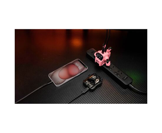 Зарядное устройство GravaStar Delta35 35Вт 2XUSB-C Pink (GRAVASTARA35_PNK_EUK), изображение 12 Зарядное устройство GravaStar Delta35 35Вт 2XUSB-C Pink (GRAVASTARA35_PNK_EUK), изображение 12