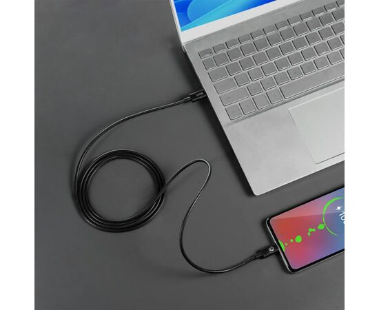 Дата кабель USB-C to USB-C 1.5m GravaStar (GRAVASTARTC_BLK), изображение 4 Дата кабель USB-C to USB-C 1.5m GravaStar (GRAVASTARTC_BLK), изображение 4