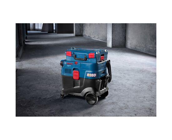 Пылесос строительный Bosch GAS 400 A, 1200Вт, 240мБар, 40л, 14кг (0.601.9M0.020), изображение 3 Пылесос строительный Bosch GAS 400 A, 1200Вт, 240мБар, 40л, 14кг (0.601.9M0.020), изображение 3