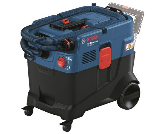 Пылесос строительный Bosch GAS 400 A, 1200Вт, 240мБар, 40л, 14кг (0.601.9M0.020), изображение 8 Пылесос строительный Bosch GAS 400 A, 1200Вт, 240мБар, 40л, 14кг (0.601.9M0.020), изображение 8