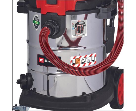 Пилосос будівельний Einhell TE-VC 2350 SACL, 1600Вт, 230мБар, 50л, клас L, 13.1кг (2342475), зображення 6