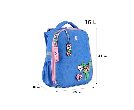 Рюкзак школьный Kite Каркасный Tokidoki Голубой (TK24-531M), изображение 2 Рюкзак школьный Kite Каркасный Tokidoki Голубой (TK24-531M), изображение 2