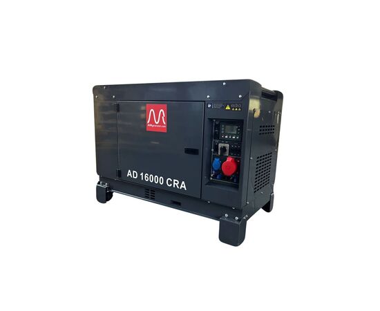 Генератор Metier AD16000CRA дизель 3ф-15,0kWA, 1ф-12,0kW бак-25л, эл.старт (AD16000CRA)