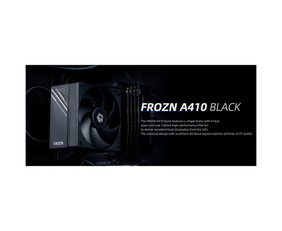 Кулер до процесора ID-Cooling FROZN A410 Black, зображення 8 Кулер до процесора ID-Cooling FROZN A410 Black, зображення 8