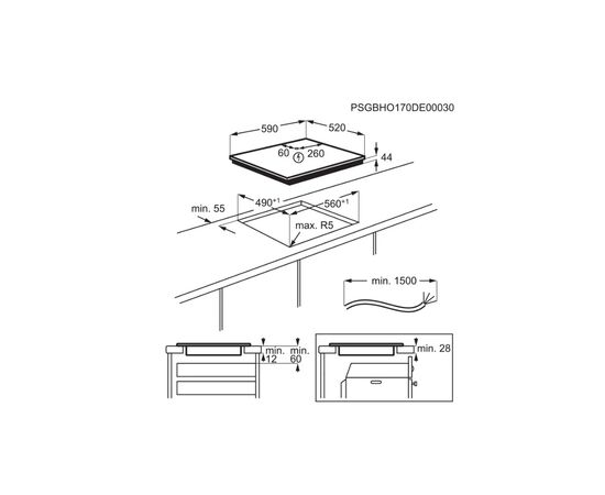 Варочна поверхня Electrolux CIR60433, зображення 9 Варочна поверхня Electrolux CIR60433, зображення 9