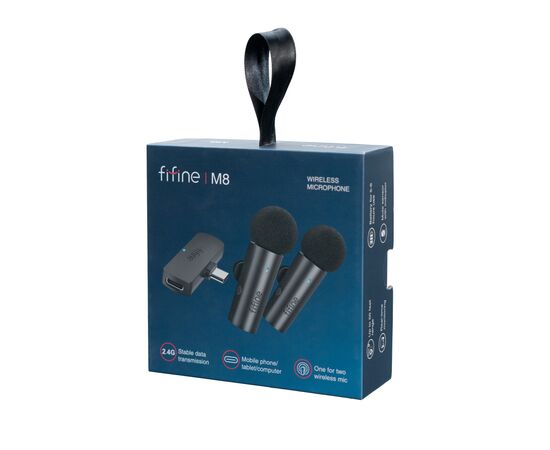 Микрофон Fifine M8 Wireless (M8), изображение 11 Микрофон Fifine M8 Wireless (M8), изображение 11