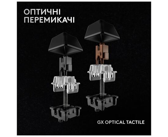 Клавиатура Logitech G Pro X 60 Lightspeed GX Tactile Wireless/Bluetooth UA Black (920-011911), изображение 11 Клавиатура Logitech G Pro X 60 Lightspeed GX Tactile Wireless/Bluetooth UA Black (920-011911), изображение 11