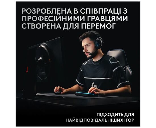Клавиатура Logitech G Pro X 60 Lightspeed GX Tactile Wireless/Bluetooth UA Black (920-011911), изображение 8 Клавиатура Logitech G Pro X 60 Lightspeed GX Tactile Wireless/Bluetooth UA Black (920-011911), изображение 8