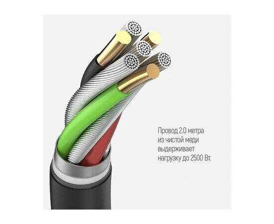 Сетевой фильтр питания ColorWay CW-CHE64B, 6 розеток/4USB Black (CW-CHE64B), изображение 6 Сетевой фильтр питания ColorWay CW-CHE64B, 6 розеток/4USB Black (CW-CHE64B), изображение 6