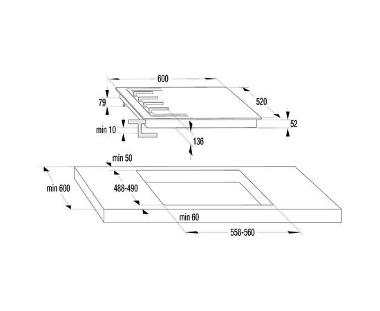 Варочная поверхность Gorenje G641XHC, изображение 3