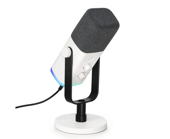 Микрофон Fifine AM8W USB/XLR White (AM8W), изображение 2 Микрофон Fifine AM8W USB/XLR White (AM8W), изображение 2