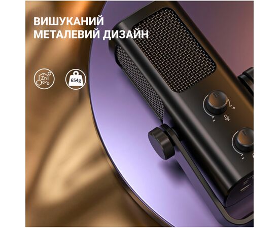 Мікрофон Fifine Profile 3 USB Black (Profile3), зображення 10 Мікрофон Fifine Profile 3 USB Black (Profile3), зображення 10