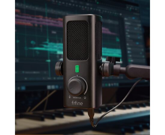 Мікрофон Fifine Profile 3 USB Black (Profile3), зображення 12 Мікрофон Fifine Profile 3 USB Black (Profile3), зображення 12