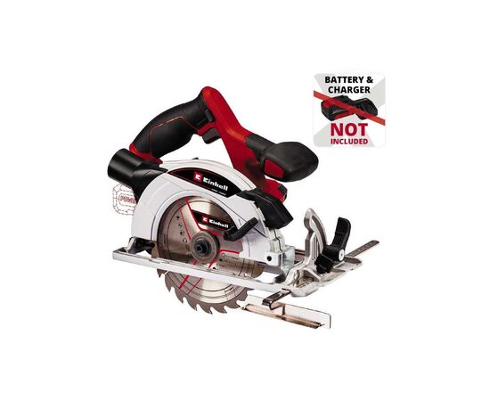 Дисковая пила Einhell TE-CS 18/165-1LI - Solo PXC 18V, 165х20 мм, 2.6кг (без АКБ и ЗУ) (4331207), изображение 4