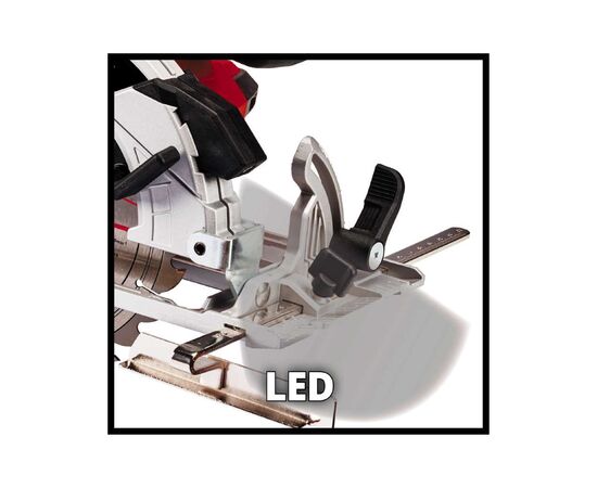 Дисковая пила Einhell TE-CS 18/165-1LI - Solo PXC 18V, 165х20 мм, 2.6кг (без АКБ и ЗУ) (4331207), изображение 7